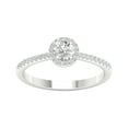 thumbnail image 1 of Imperial 3/8 Ct TDW Round Diamond Halo Engagement Ring in 10K White Gold (H-I, I2), 1 of 4