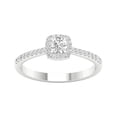 thumbnail image 1 of Imperial 3/8 Ct TDW Round Diamond Halo Engagement Ring in 10K White Gold (H-I, I2), 1 of 4