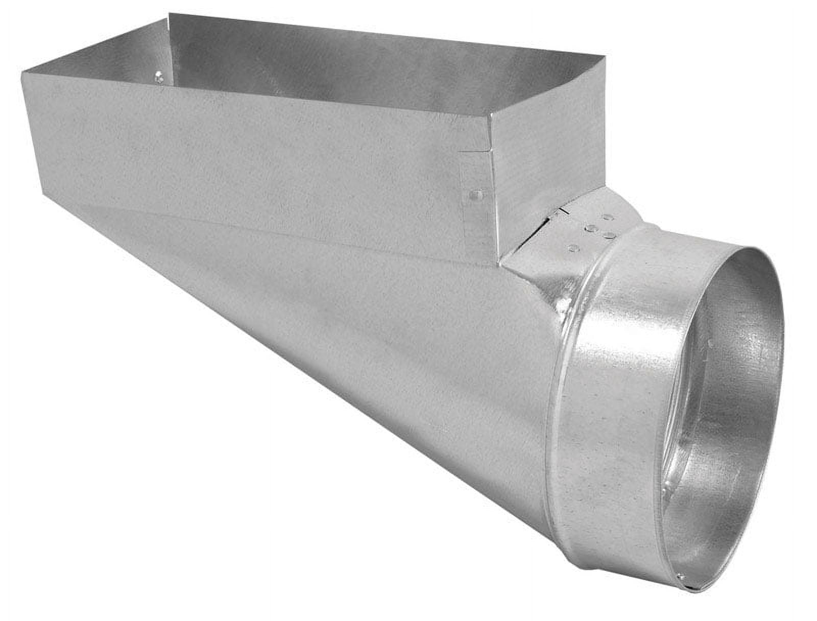 Register Boot Pattern Imperial 30 Ga. 2-1/4 In. x 12 In. x 6 In. Galvanized End Boot GV0662-C ...