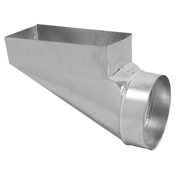 Imperial 30 Ga. 2-1/4 In. x 12 In. x 6 In. Galvanized End Boot GV0662-C