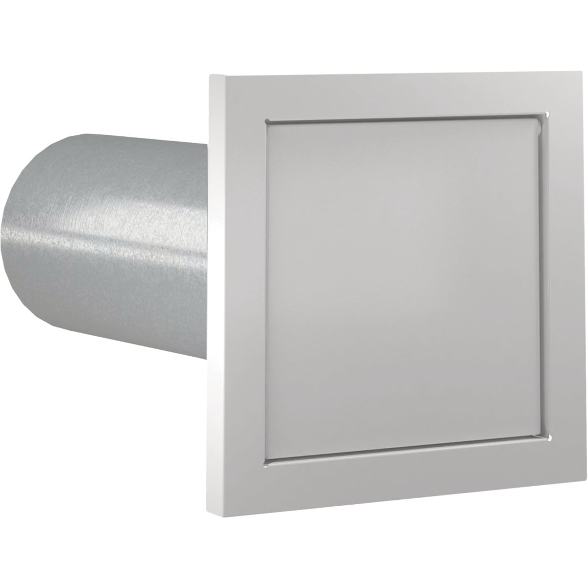 Imperial 4 In. Dryer Wall Vent Cap VT0758 - White Galvanized Steel