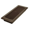 thumbnail image 1 of Imperial Floor Register Traditional Louvered - Easy to Clean - 4 x 12 in, Brown, Plastic, 1 of 5