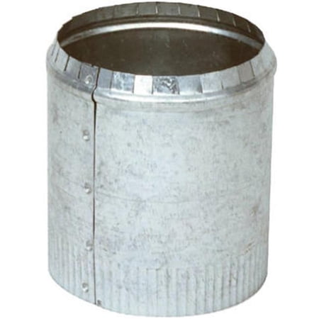 GV0839 HVAC Duct Pipe Collar, Round, Crimped, 30 Gauge, 4-In. - Quantity 1