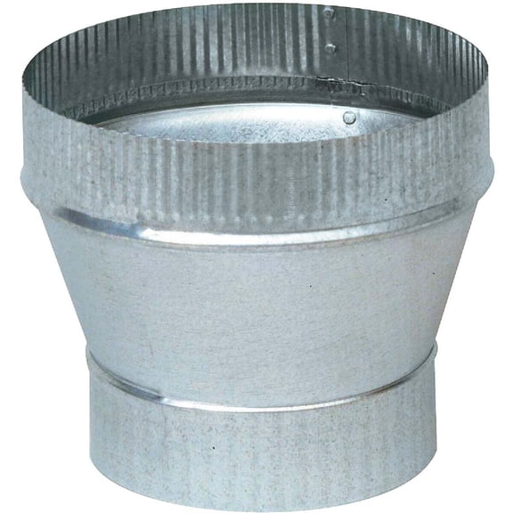 Imperial Manufacturing Group Imperial 24 Ga. 4 In. x 5 In. Galvanized Increaser GV1419  Residential Use, Standard Application