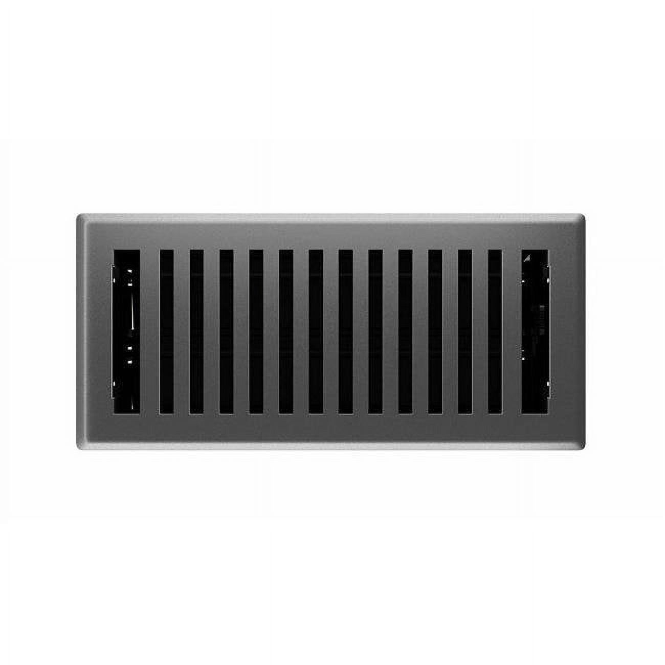 Imperial 4-inch x 10-inch Grey Granite Montezuma, Floor Register & Vent, Rectangular