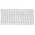thumbnail image 1 of Imperial 4-inch x 10-inch White Plastic Louvered, Floor Register, Rectangular, Household Vent Cover, 1 of 7