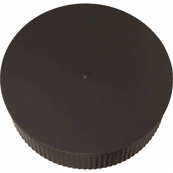 Imperial 5 in. D Steel Crimped Pipe End Cap