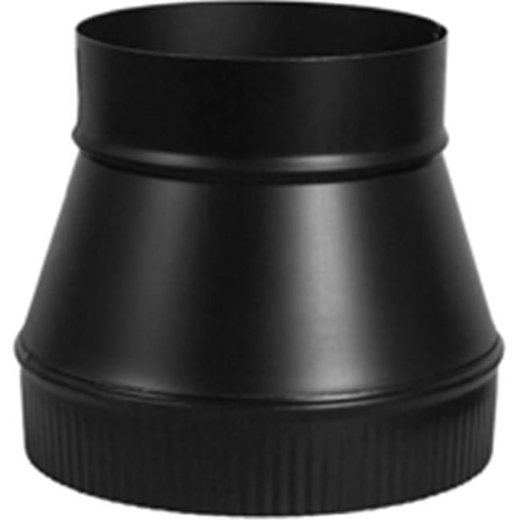 IMPERIAL MFG GROUP USA INC Black Stove Pipe Flue Increaser, 24-Ga., 5 x 6-In. BM0059
