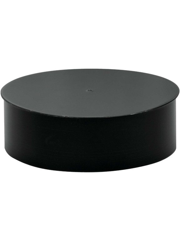 END CAP SNGL-WALL BLK 24GAX6IN