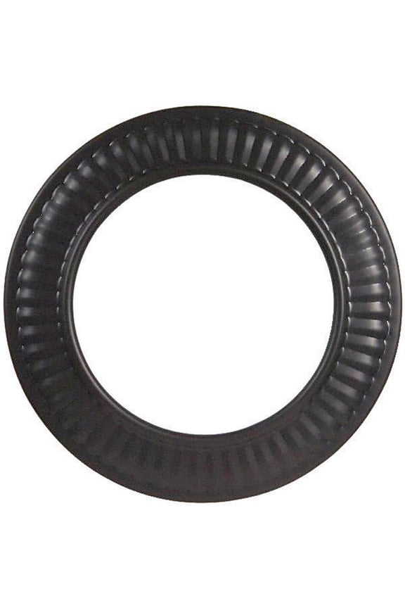 8 Inch Black Pipe Collar - Steel - 1 Piece, 24 Gauge