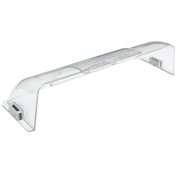 Imperial Shatterproof Adjustable Air Deflector, Clear Plastic, 9-in to 15-in