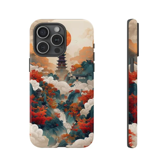 Imperial Asian Mystic Cloud Design Case for iPhone 17 to 11 Pro Max