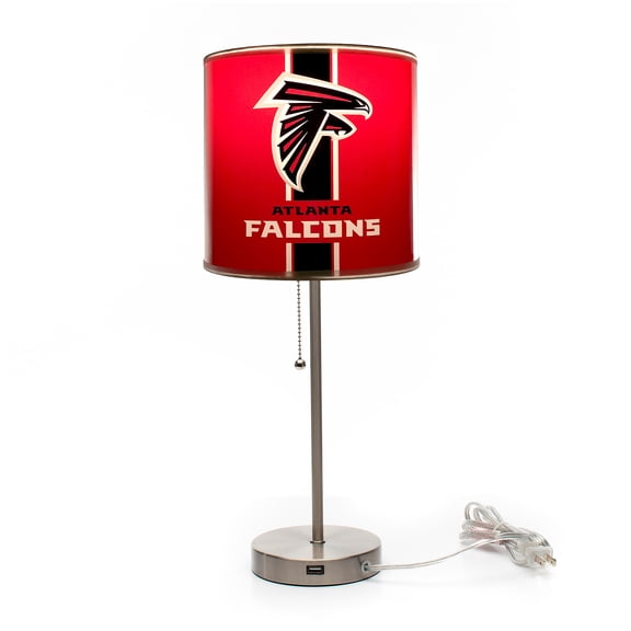 Imperial Atlanta Falcons Chrome Desk Lamp