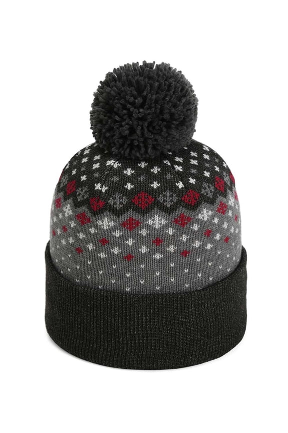 B11495500 The Baniff Cuffed Beanie, Black Heather - One Size