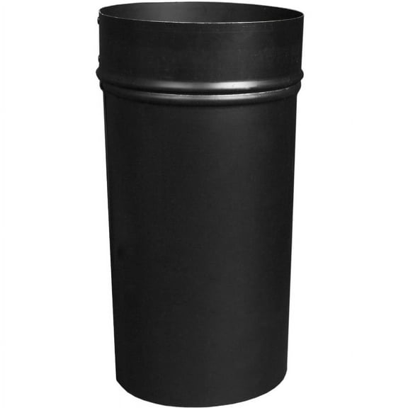 Imperial BM0042 Stove Pipe Slip Connector, 24 Gauge, 6" x 12", Black, Each