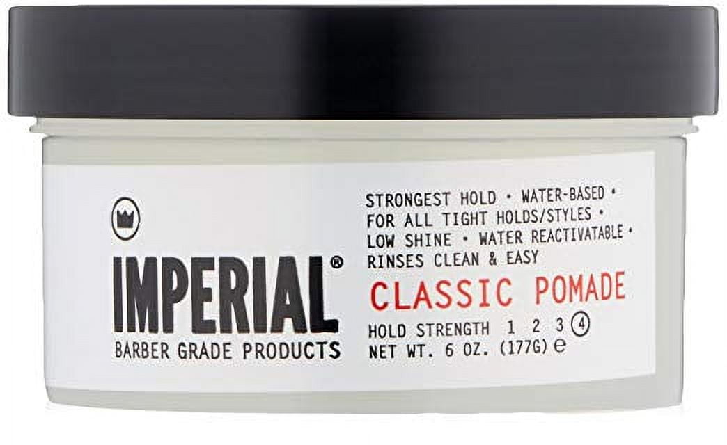 IMPERIAL BARBER PRODUCTS Imperial Barber Grade Products Classic Hair Pomade for Men, 6.0 Oz