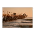 thumbnail image 1 of Imperial Beach Pier at Sunset 03 - Imperial Beach California Photography Boardwalk Sunset Seascape Ocean Coastal Waves Nautical Unframed Wall Art Print 32 x 48 inches, 1 of 7
