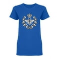 thumbnail image 1 of Imperial Bee Shaped T-Shirt Women -Image by Shutterstock, Female x-Large, 1 of 2