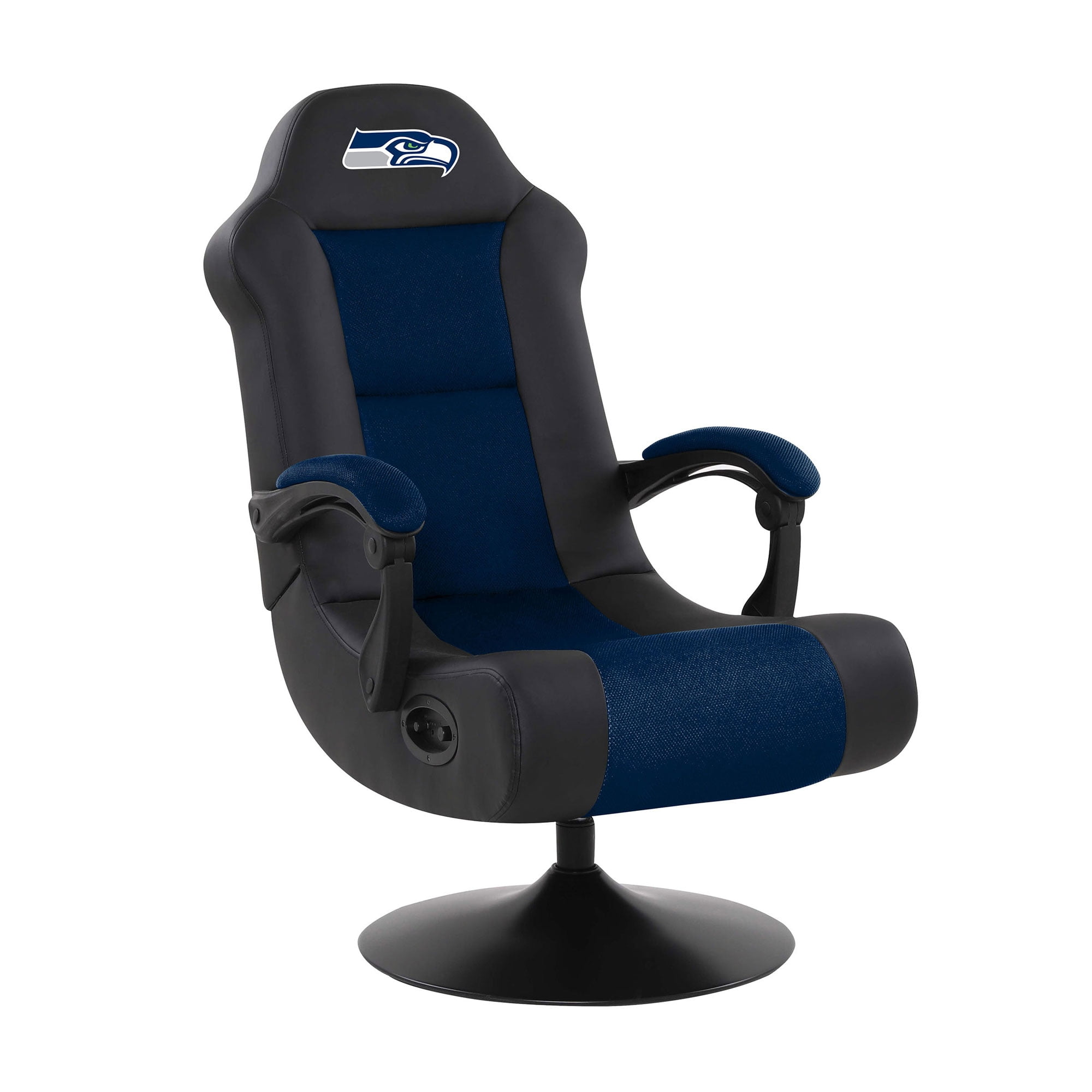 Seattle Seahawks Blue Ergonomic Gaming Chair with Bluetooth