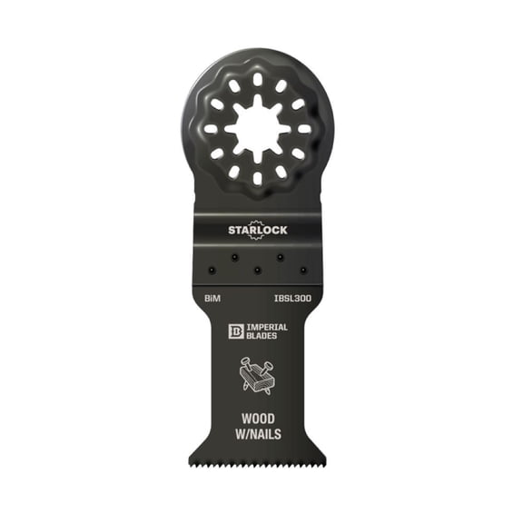 Imperial Blade IBSL300-1 Starlock 1-3/8 in. Standard Wood & Nails Blade, 1/Box