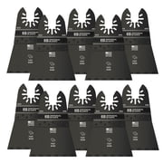 Imperial Blades IBOA250-10 ONE FIT 2-1/2 Wood Oscillating Saw Blade, Multi-Tool Accessory, 10PK