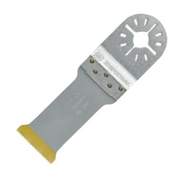 Imperial Blades MMT330 1-1/4-Inch Bi-Metal Titanium Universal Oscillating Blade Fits Fein, Rockwell, Bosch, Milwaukee and Makita, 1-Pack