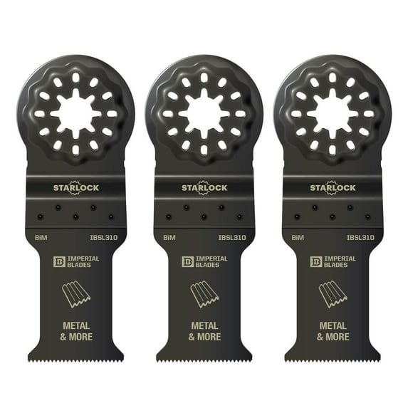 Imperial Blades Starlock 1-3/16In Standard Thin Metal Blade 3Pc
