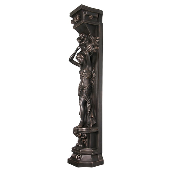 Imperial Bronze Lady Pilaster