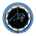 thumbnail image 1 of Imperial Carolina Panthers 18'' Neon Clock, 1 of 3
