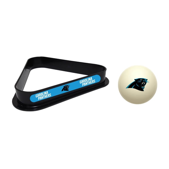 Imperial Carolina Panthers Cue Ball & Rack Set