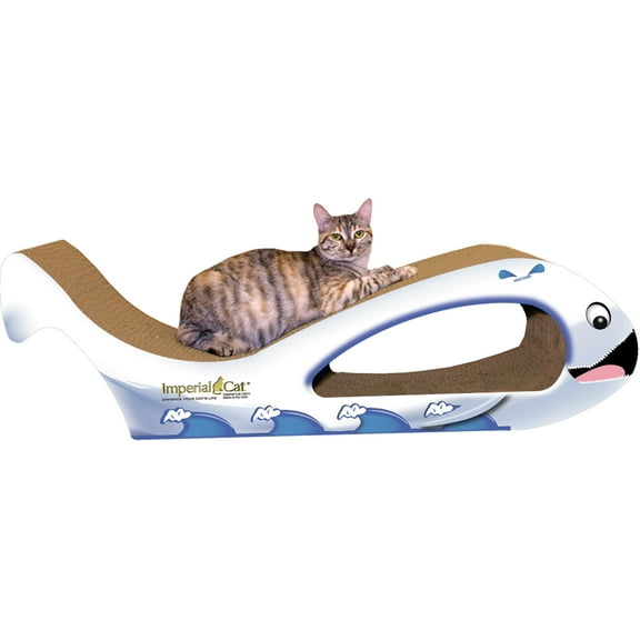 Imperial Cat Scratch 'n Shapes Giant Whale (2-in-1)