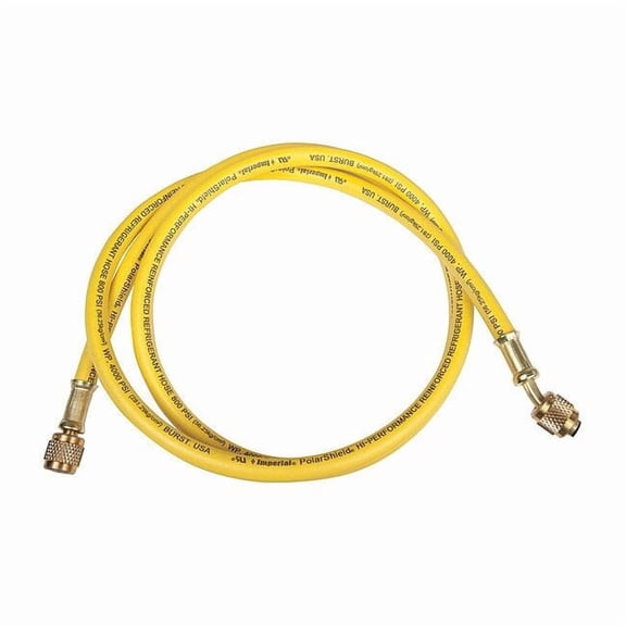 Charging/Vacuum Hose,60 In,Yellow 805-MRY
