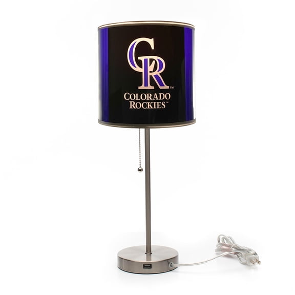 Imperial Colorado Rockies Chrome Desk Lamp