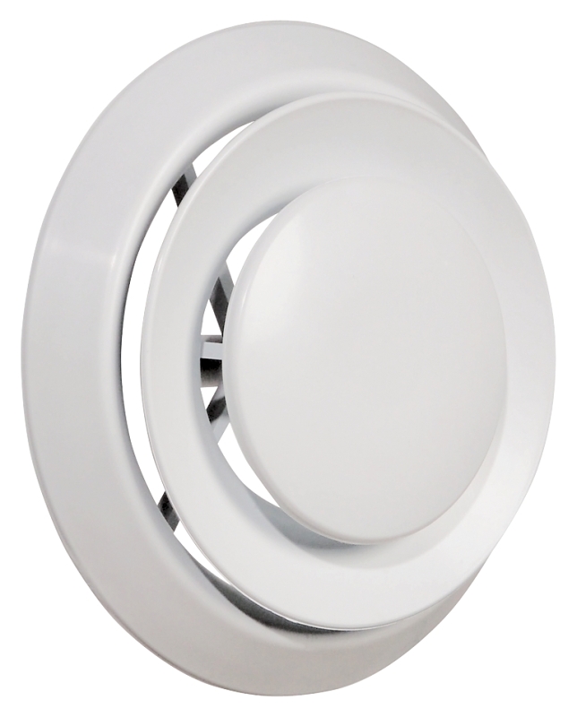 Imperial DR-06 Premium Round Air Diffuser with Collar 6 in W Duct ...