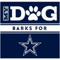 thumbnail image 1 of Imperial Dallas Cowboys 10" x 10.5" Dog Barks Wood Wall Art, 1 of 2