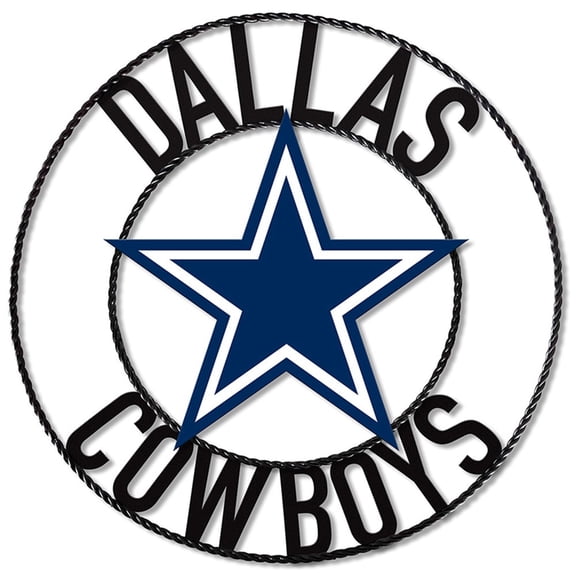 Imperial Dallas Cowboys 24'' Wrought Iron Wall Art