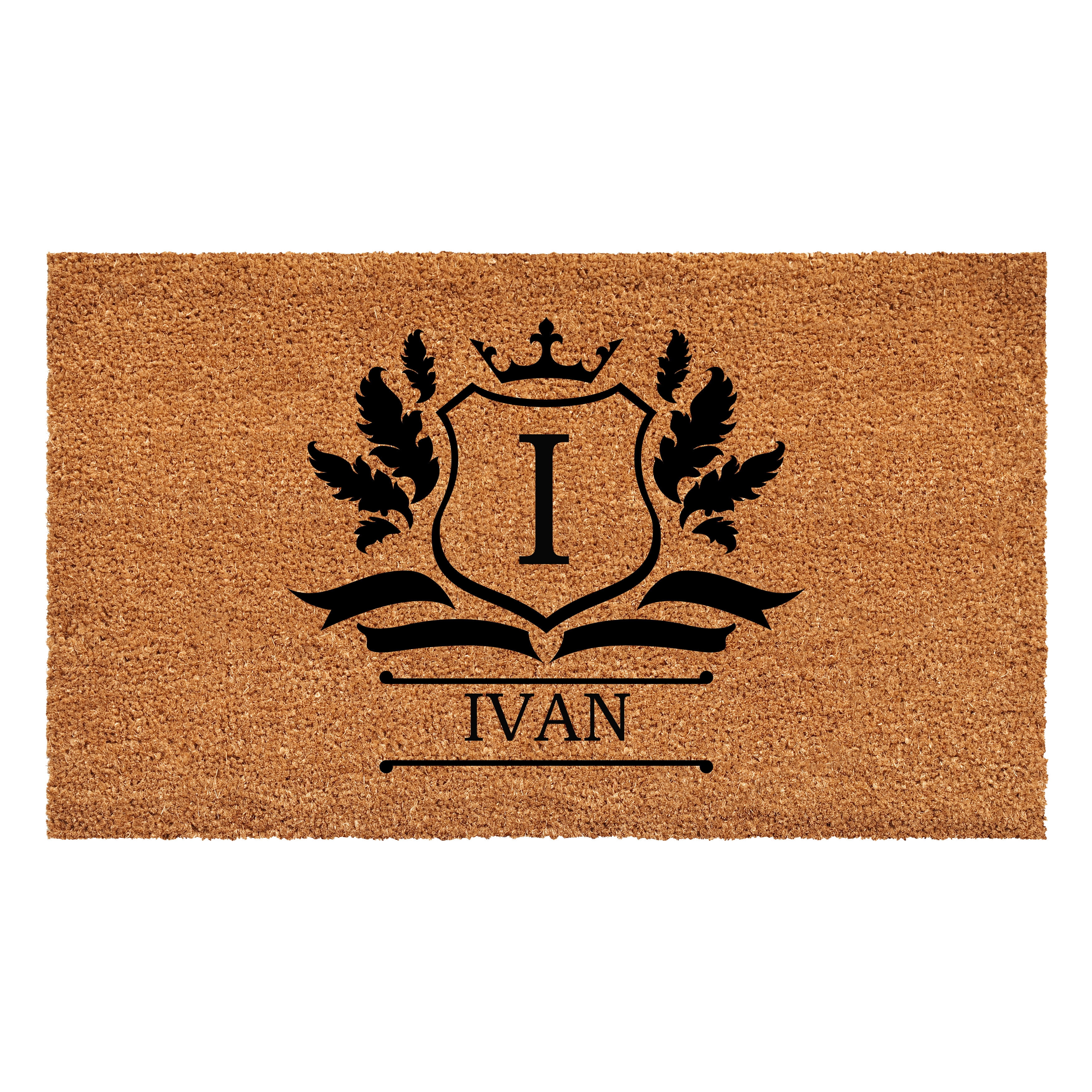 Imperial Doormat, 17" x 29" (Letter I)