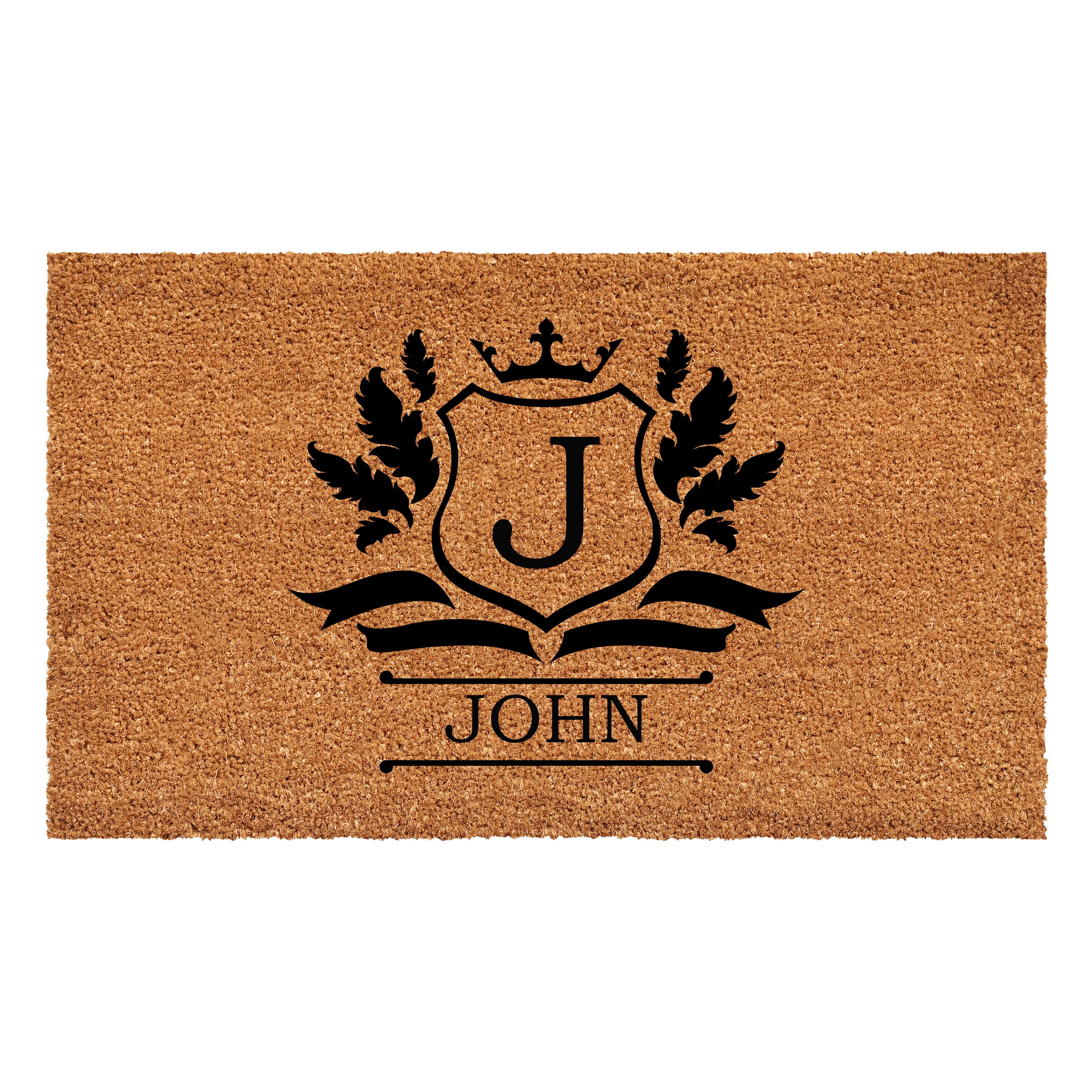Imperial Doormat, 17" x 29" (Letter J)