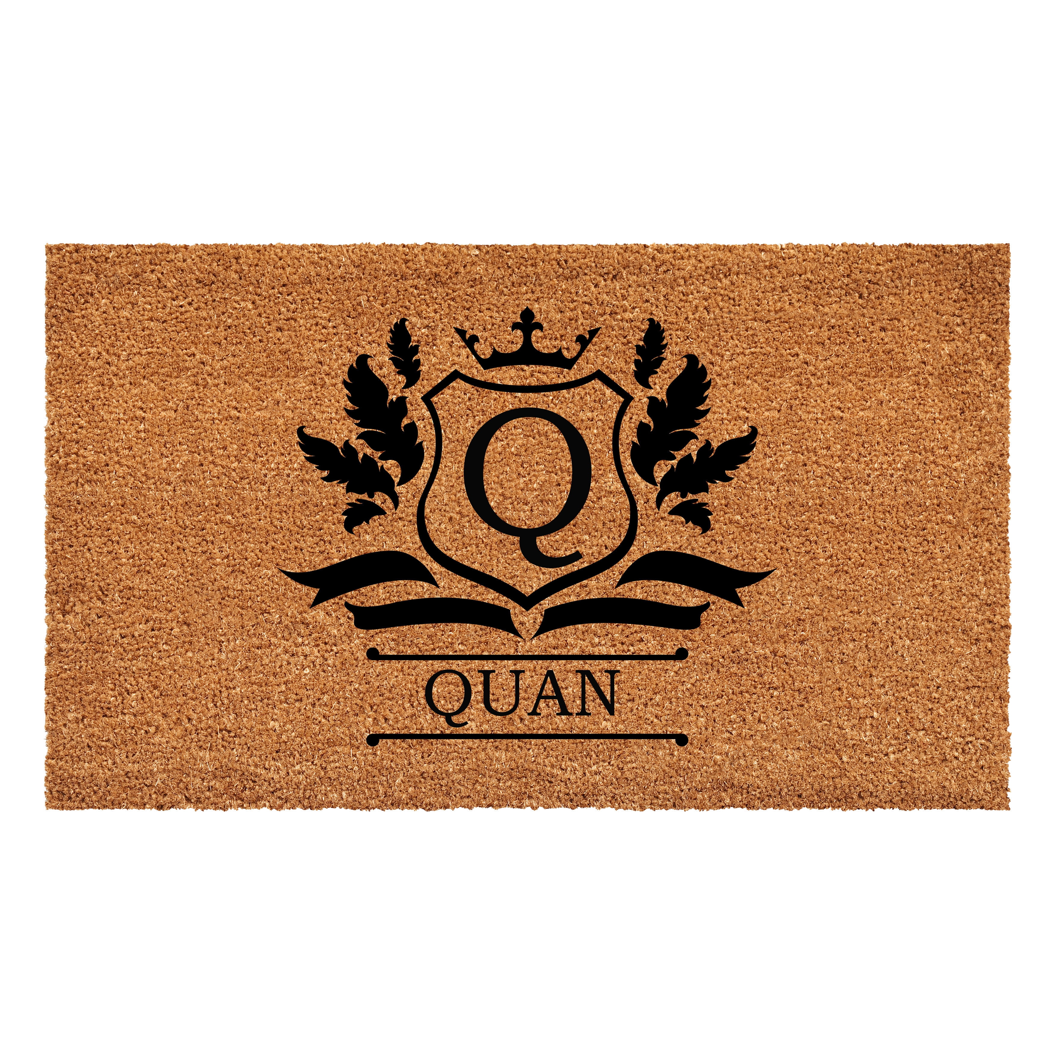 Imperial Doormat, 17" x 29" (Letter Q)