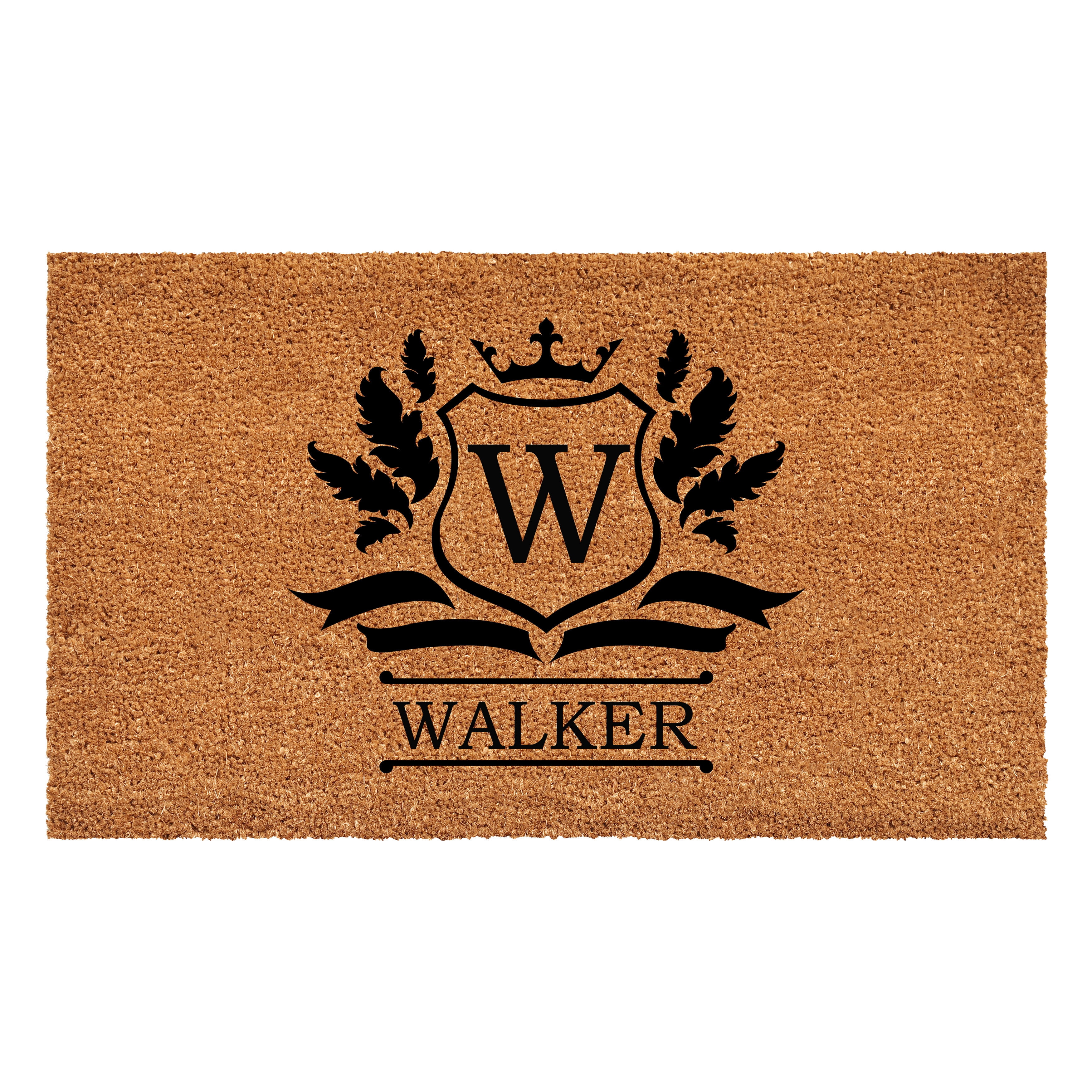 Imperial Doormat, 36" x 72" (Letter W