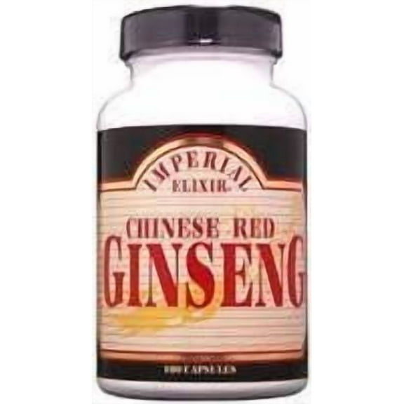 Imperial Elixir - Chinese Red Ginseng 1000 mg. - 100 Capsules