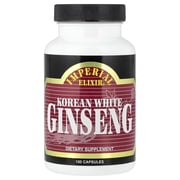 Imperial Elixir Korean White Ginseng, 100 Capsules 500 mg per Capsule