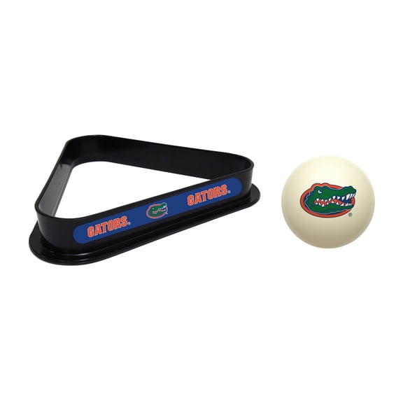 Imperial Florida Gators Cue Ball & Rack Set