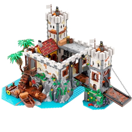 Imperial Fortress Barracuda Bay Building Blocks Set Pirates Eldorado Remake Post Bricks Toy for Kids Fans Gift