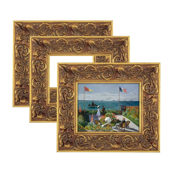 Imperial Frames Kensington Collection Gold 5x5 - 3 Pack