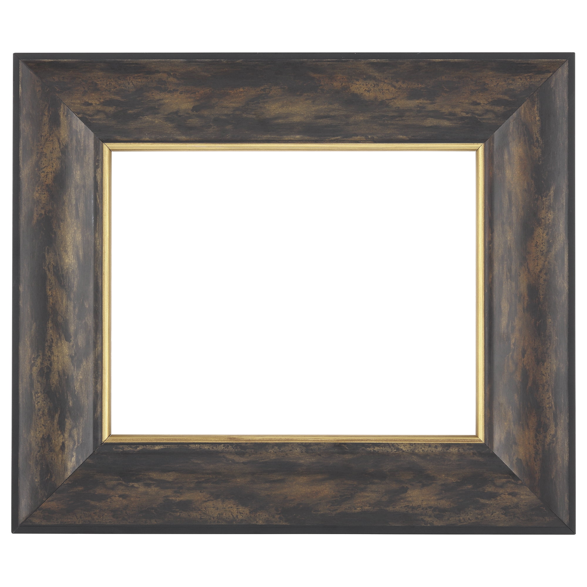 Imperial Frames 6141620 16 by 20-Inch/20 by 16-Inch Picture/Photo Frame,  Dark Gold with Floral Design and a Canvas Liner