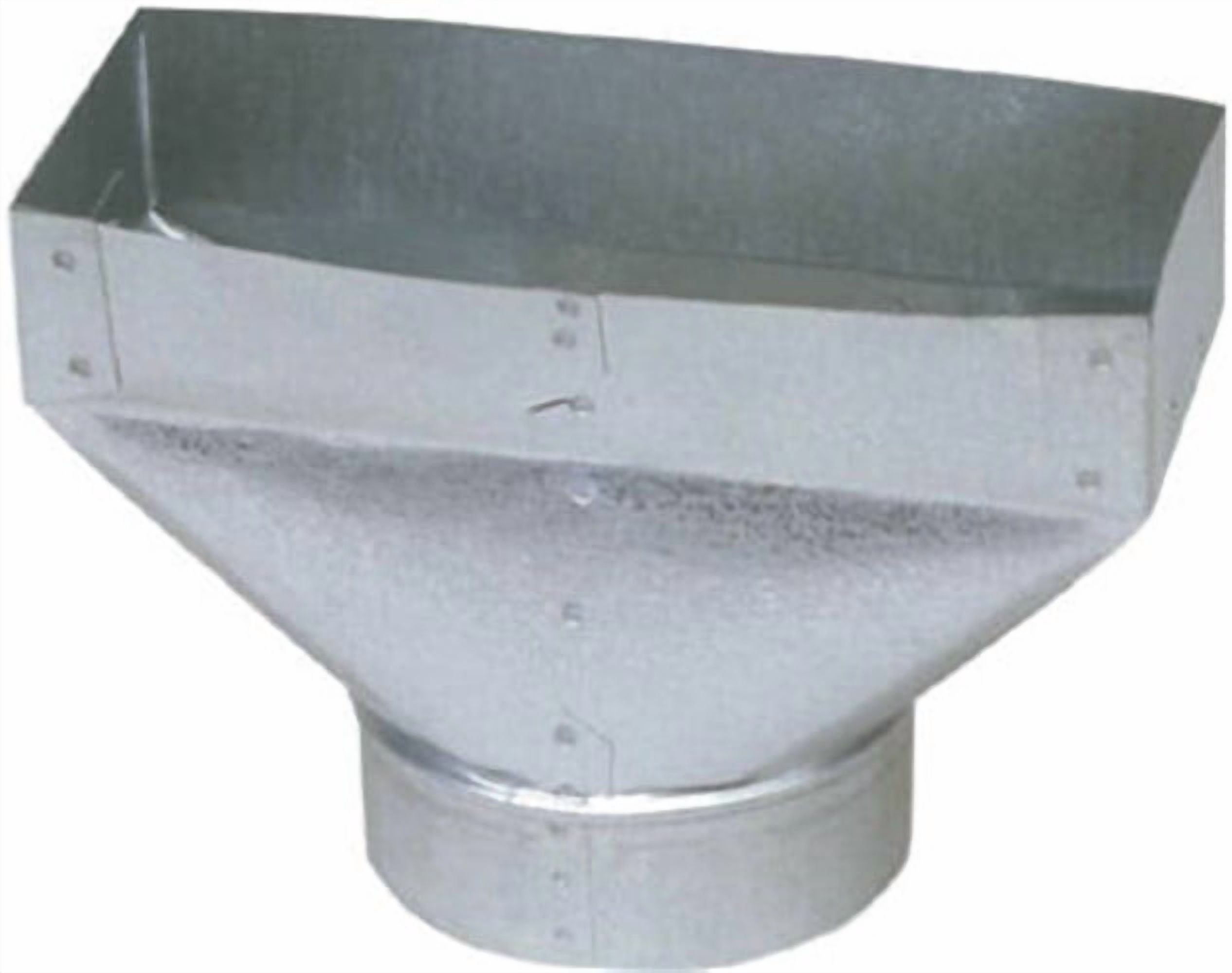 Imperial GV0704-C HVAC Galvanized Standard Register Boot, 4 x 10 to 6 In., 30-Gauge - Quantity 1