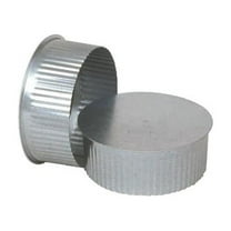 Imperial GV0735 HVAC Duct Pipe Galvanized Tee Cap/Plug, 6 In., 30-Gauge - Quantity 1