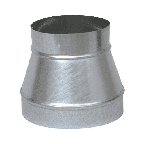Imperial GV0798 HVAC Duct Pipe Reducer/ Increaser, No Crimp, 26 Gauge, 10 x 8
