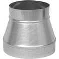 thumbnail image 1 of IMPERIAL GV1269 Stove Pipe Reducer, 9 x 6 in, 26 ga Thick Wall, Black, Galvanized, 1 of 2